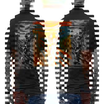 Expressionist Scream Shirt For Ant Lovers Artistic Ant Men's Back Print T-Shirt | Mazezy