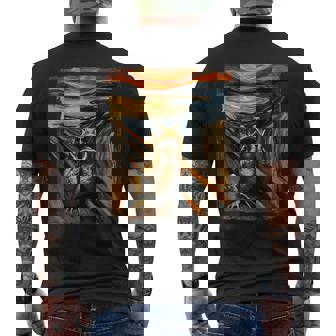 Expressionist Scream Shirt For Toad Lovers Artistic Toad Men's Back Print T-Shirt | Mazezy