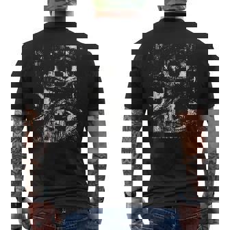 Eyes Weird Goth Grunge Eyeballs Alt Odd Strange Aesthetic Men's T-shirt Back Print | Mazezy