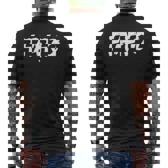 FAFO Acronym Fafo Men's T-shirt Back Print | Mazezy