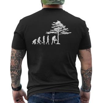 Faire Du Bois Tronçonneuse Tronçonneuse Forêt Arbre T-shirt imprimé au dos - Cadeauxyz