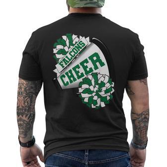Falcons Cheer Back To School Cheerleading Spirit G Men's T-shirt Back Print - Thegiftio UK