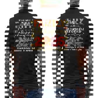 Family Thanksgiving 2025 Crew Thanksgiving Matching Group Men's T-shirt Back Print | Mazezy