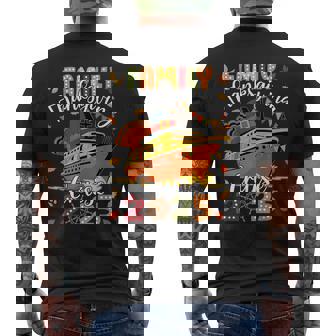 Family Thanksgiving Cruise 2025 Vacation Trip Ship Matching Men's T-shirt Back Print - Thegiftio