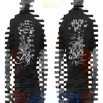 My Family Tree Has Deer Stand In It Wildlife Deer Hunter Men's T-shirt Back Print | Seseable CA