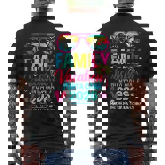 Family Vacation Punta Cana 2026 Dominican Republic Vacation Men's T-shirt Back Print | Seseable CA