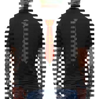 Fancy Friday Deformer Tie Rig Digital Animation Men's Back Print T-Shirt | Mazezy