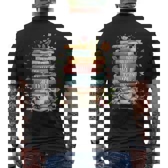 Fantasy Drama Tragedy Book Lover Subtle Watercolor Men's T-shirt Back Print | Seseable FR