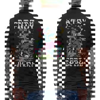 Fantasy Football Centaur V Goblins Player Literal Dad Joke Men's T-shirt Back Print - Monsterry