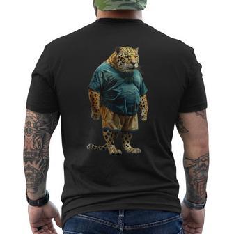 Fat Jaguar Men's T-shirt Back Print - Thegiftio UK