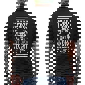 My Favorite Daughter Gave Me This She Is Awesome Men's T-shirt Back Print - Thegiftio