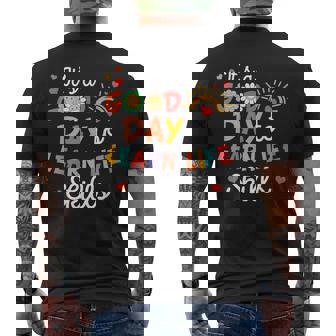 FCS Teacher Consumer Science Good Day To Learn Life Skills Men's Back Print T-Shirt | Mazezy