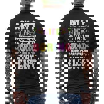 Felicity Personalized Name Saying First Name Family Men's T-shirt Back Print - Monsterry