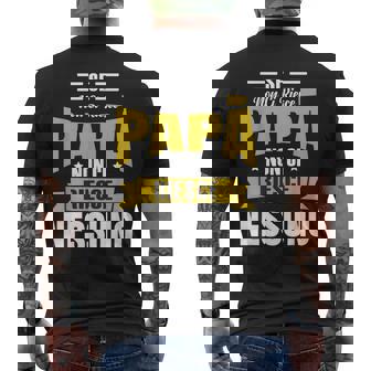 Festa Del Papa Festa Del Papà Papà Padre T-shirt da uomo con stampa posteriore - Novitaregali