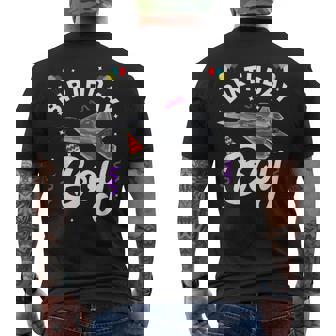 Fête D'anniversaireur Le Thème De L'avion De Chasse T-shirt imprimé au dos - Cadeauxyz