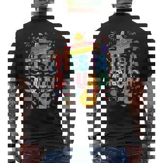 Fiesta Squad Family Matching Cinco De Mayo Fiesta Men's T-shirt Back Print - Monsterry