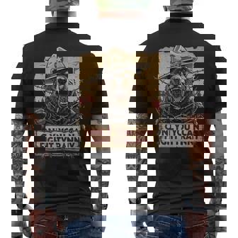 Only You Can Fight Tyranny Defend Democracy Men's T-shirt Back Print - Monsterry