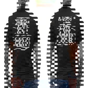 This Is My First Concert Men's T-shirt Back Print - Thegiftio