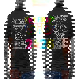 My First Family Cruise Squad 2025 Vacation Summer Trip Men's T-shirt Back Print | Seseable CA