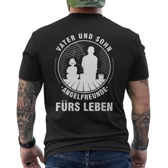 Fischen Angelnater Undohn Angelrute Fischer Geschenk T-Shirt mit Rückendruck - Seseable