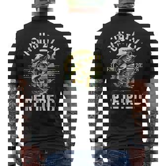 Fisherman Fishing Retirement O-Fish-Ally Retired 2026 Men's T-shirt Back Print - Thegiftio