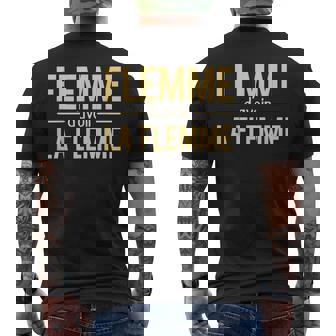 Flemme D'avoir La Flemme Fatigue Procrastination Humour T-shirt imprimé au dos - Cadeauxyz