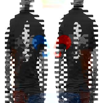 Fleur De Lysymbole De La France T-shirt imprimé au dos - Cadeauxyz