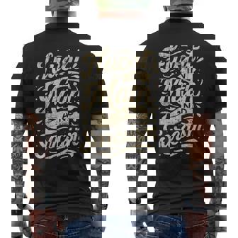 Fluent In Math And Sarcasm Teacher Men's T-shirt Back Print | Seseable CA