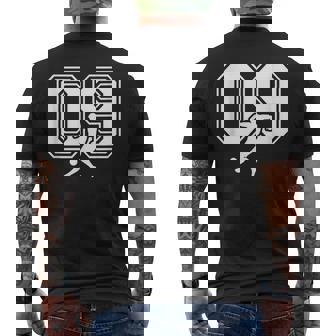 Foot Numéro 09 De Football T-shirt imprimé au dos - Cadeauxyz