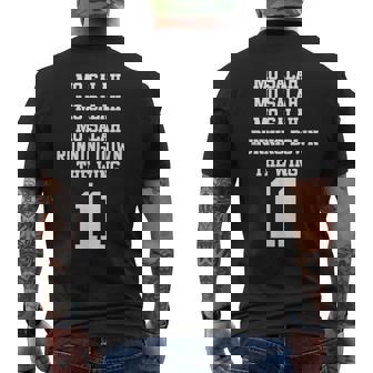 Football Fan Chant Running Down The Wing Salah 11 Men's Back Print T-Shirt | Mazezy