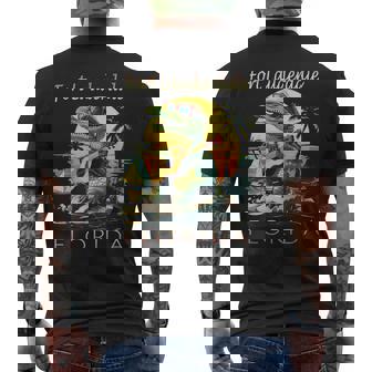 Fort Lauderdale Florida Vacation Cute Alligator Souvenir Men's T-shirt Back Print - Thegiftio