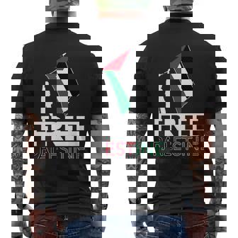 Free Palestine Libre Palestina Gaza Manga Larga Camiseta Hombre Estampado Espalda - Regaloses