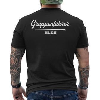 Freiwillige Feuerwehr 2025 Rettungsdienst Gruppenführer T-Shirt mit Rückendruck - Geschenkecke