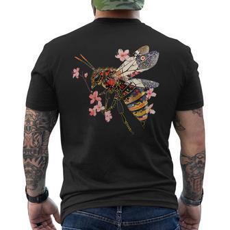 Frelon Géant Japonais Origami Frelons De Fleurs De Cerisier T-shirt imprimé au dos - Cadeauxyz
