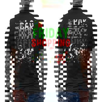 Friday Shopping Crew Christmas Lights Shopping Family Men's Back Print T-Shirt | Mazezy