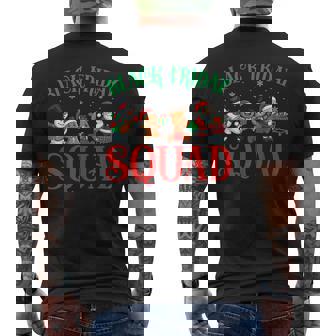 Friday Shopping Squad Christmas Shopping Family Group Men's Back Print T-Shirt | Mazezy