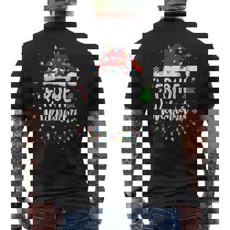 Frohe Weihnachtsoutfit Damen Herren Weihnachten Familie T-Shirt mit Rückendruck - Geschenkecke