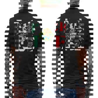 Fuck Ice No Human Is Illegal Mexico Flag Men's T-shirt Back Print | Seseable CA