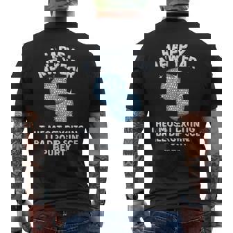 Adult New Year's Eve Most Exciting Ball Drop Puberty Men's T-shirt Back Print - Monsterry