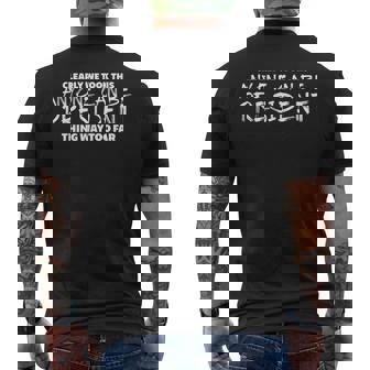 Anti Trump Protest Wear Men's T-shirt Back Print | Seseable CA