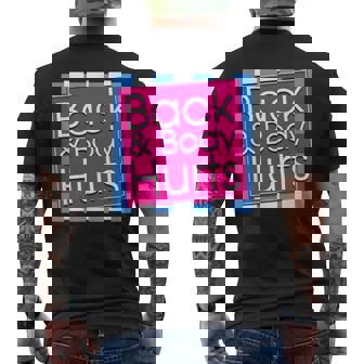 Back Body Hurts Quote Exercise Workout Gym Top Men's T-shirt Back Print - Monsterry