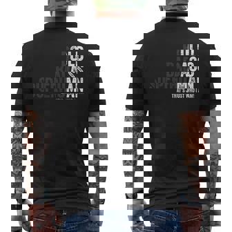 Bold Badass Superhuman Old Man Dad Grandpa Fathers Day Men's T-shirt Back Print | Seseable CA