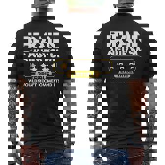 Brain Aneurysm Men's T-shirt Back Print - Thegiftio