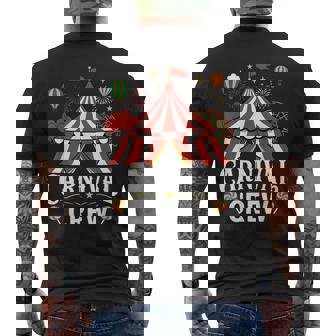 Carnival Crew Circus Staff Theme Party Carnival Costum Men's T-shirt Back Print - Thegiftio