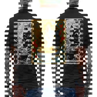 Cat Ramen Japanese Noodles Kawaii Anime Kitten Kitty Men's T-shirt Back Print | Seseable CA