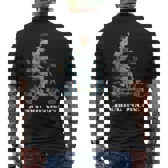 Chair Force One Us Military Veteran Airman Air Men's T-shirt Back Print - Thegiftio