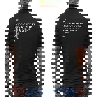 Cnc Programmer Joke There Is No Place Like Home Code Men's T-shirt Back Print | Seseable CA