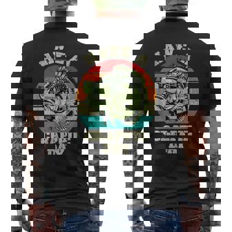 Have A Crappie Day Retro Fishing Sarcastic Dad Mens Men's T-shirt Back Print - Thegiftio