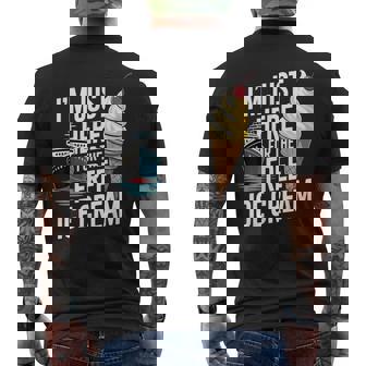 Cruise I'm Just Here For The Free Ice Cream Men's T-shirt Back Print | Seseable CA