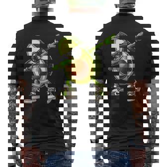 Dabbing Avocado Vegan Food Lover Men's T-shirt Back Print - Thegiftio